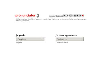Go to Pronunciator Pronunciator logo